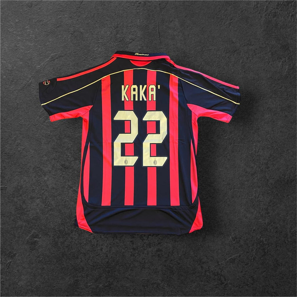 2006-2007 ACM Home Retro Soccer Jersey - Kaká