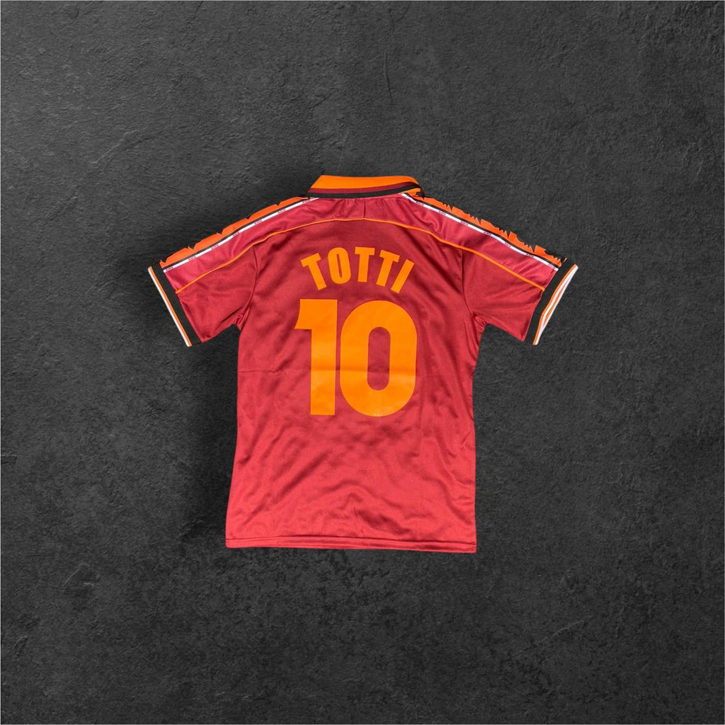 1999-2000 Roma Home Retro Soccer Jersey - Totti