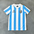 1986 Argentina Home Retro Soccer Jersey - kid