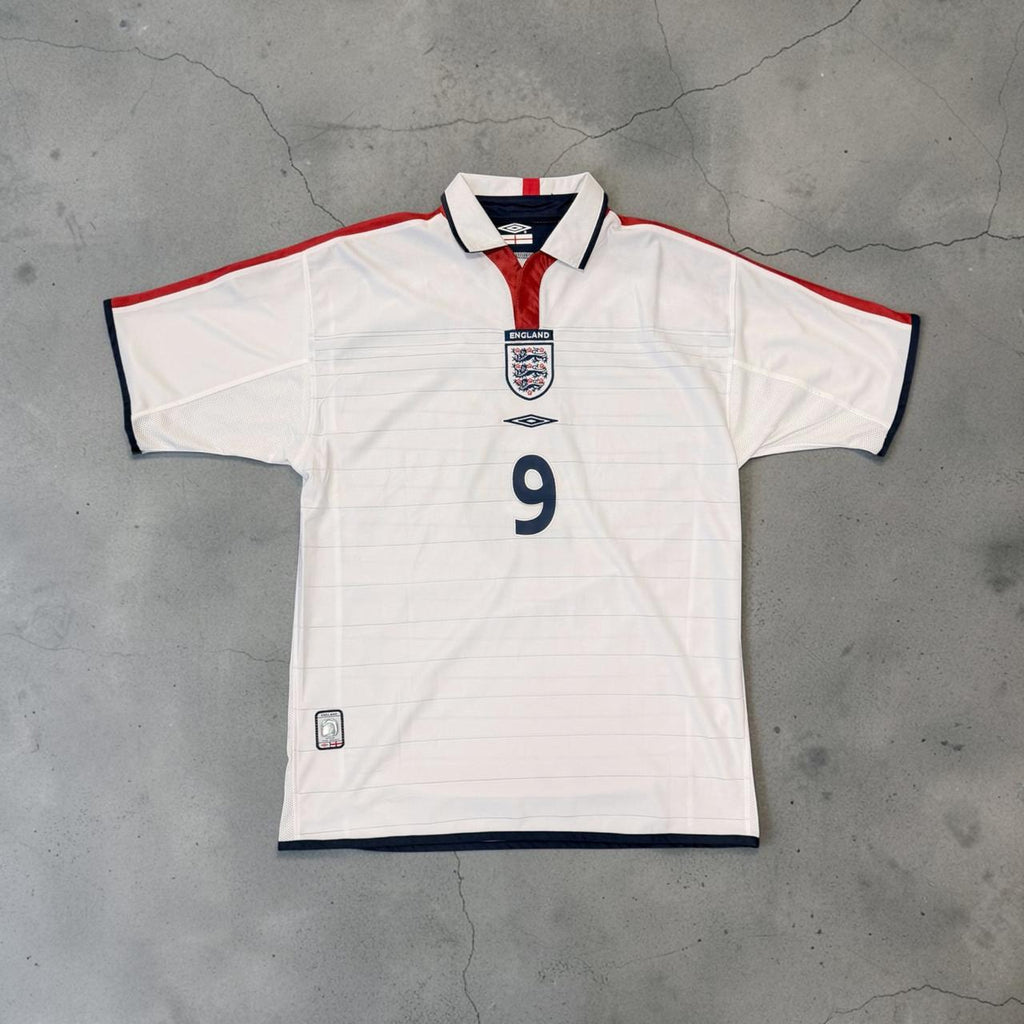 2004 England Home Retro Soccer Jersey - Rooney