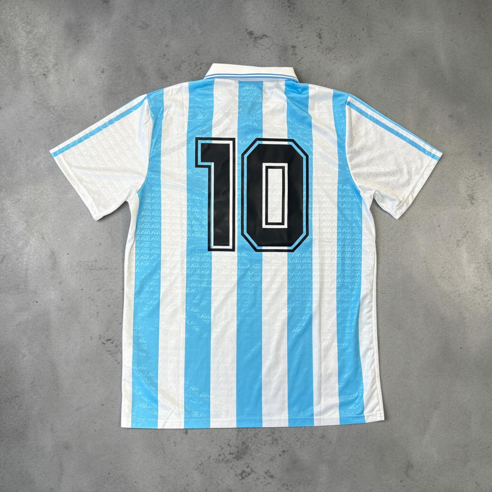 1996 Argentina Home Retro Soccer Jersey
