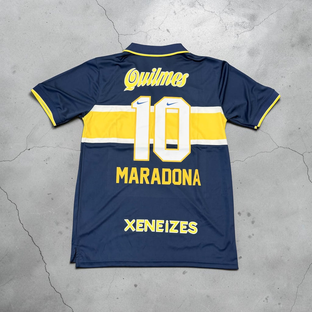 1996-1997 Boca Juniors Home Retro Soccer Jersey - Maradona