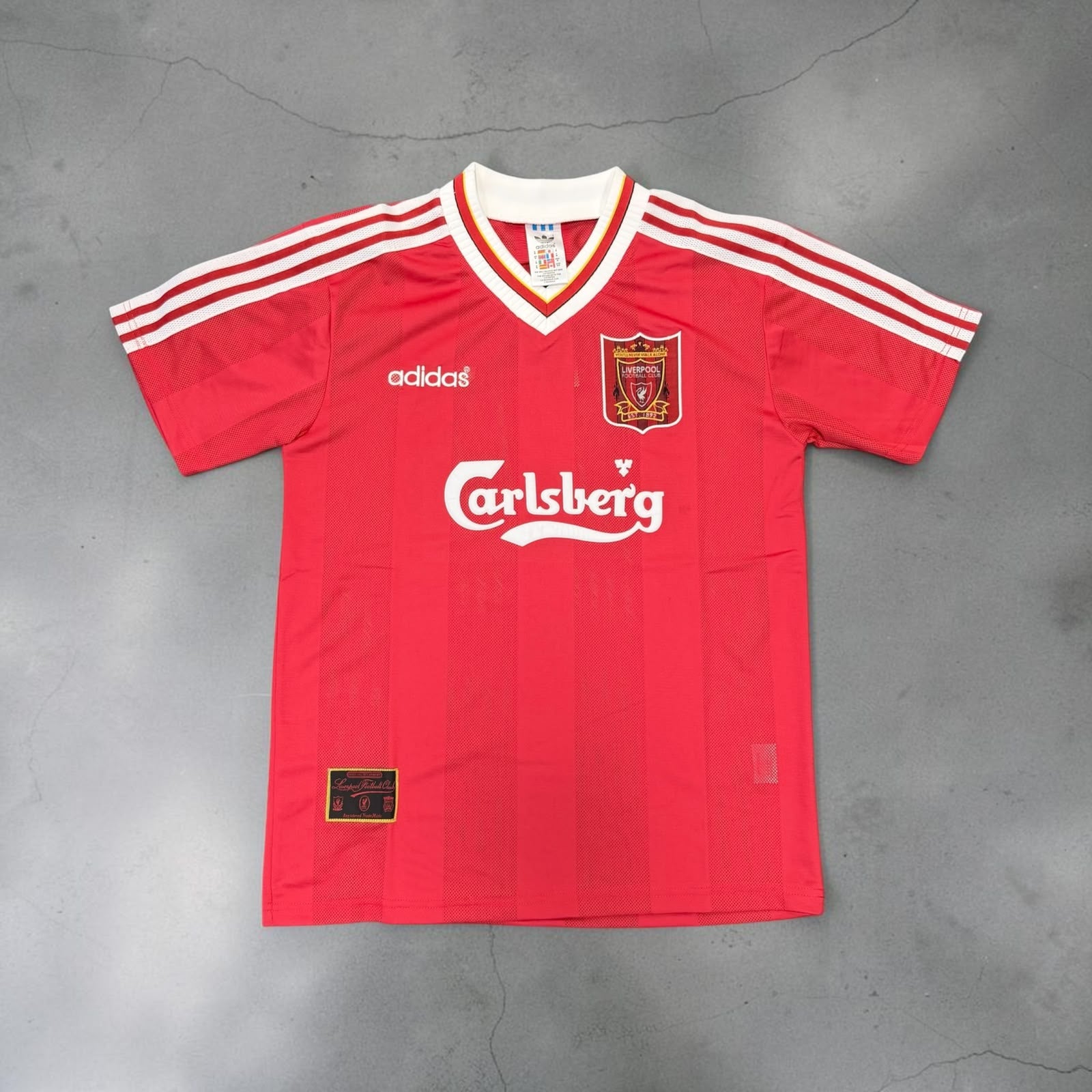 1995-1996 LIV Home Retro Soccer Jersey