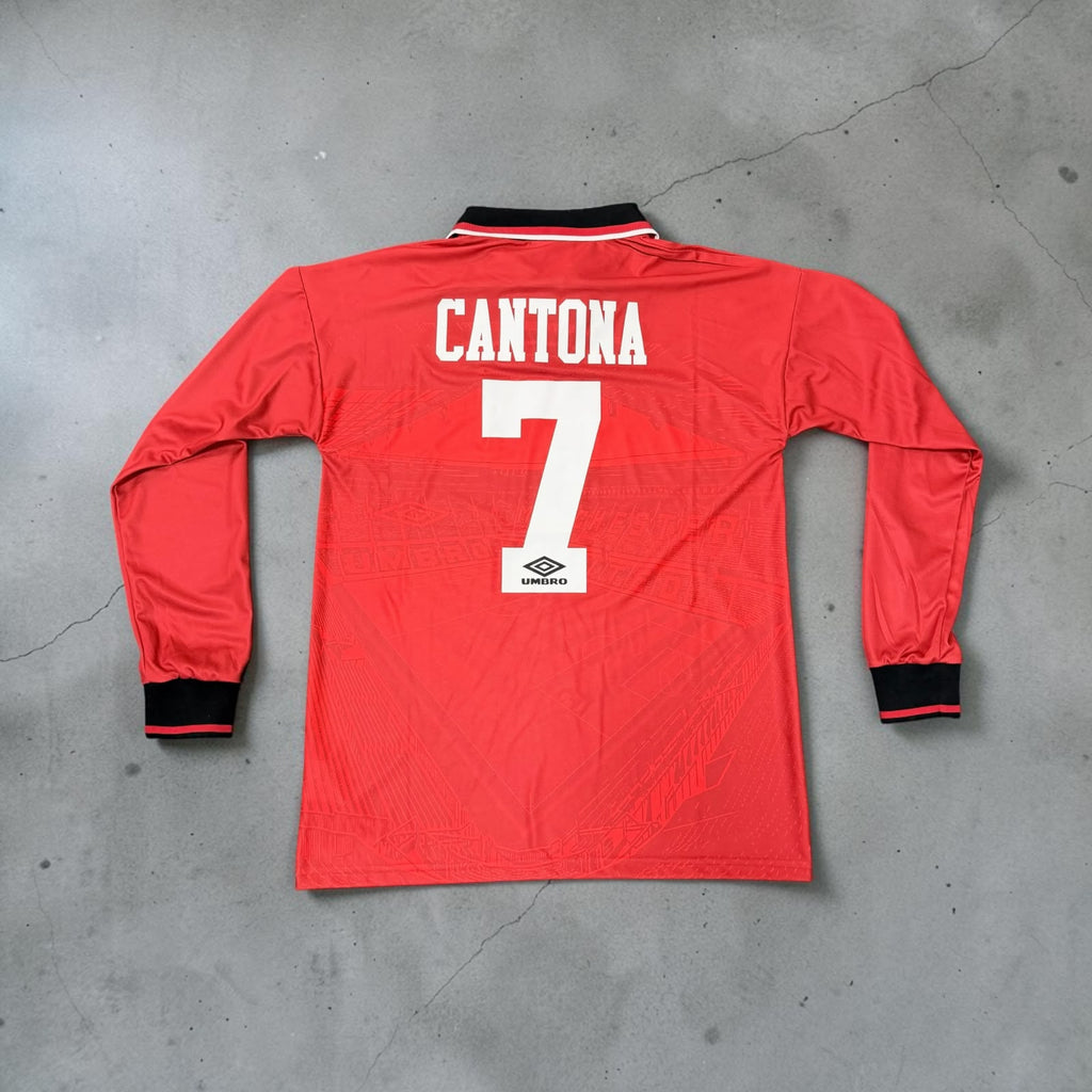 1994-1996 Man Utd Home Long sleeve Retro soccer - Cantona