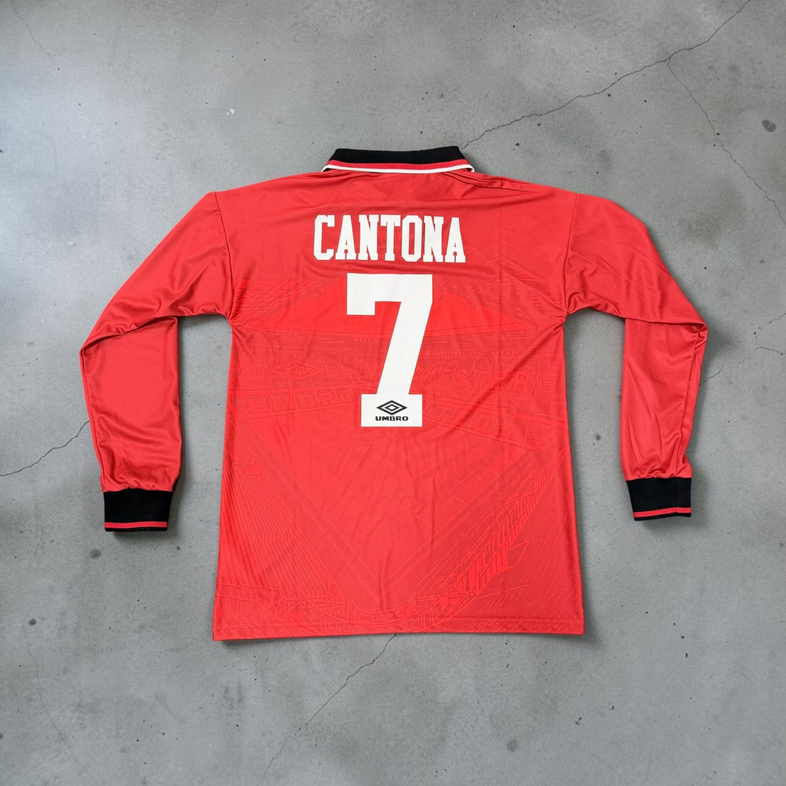 1994-1996 Man Utd Home Long sleeve Retro soccer - Cantona