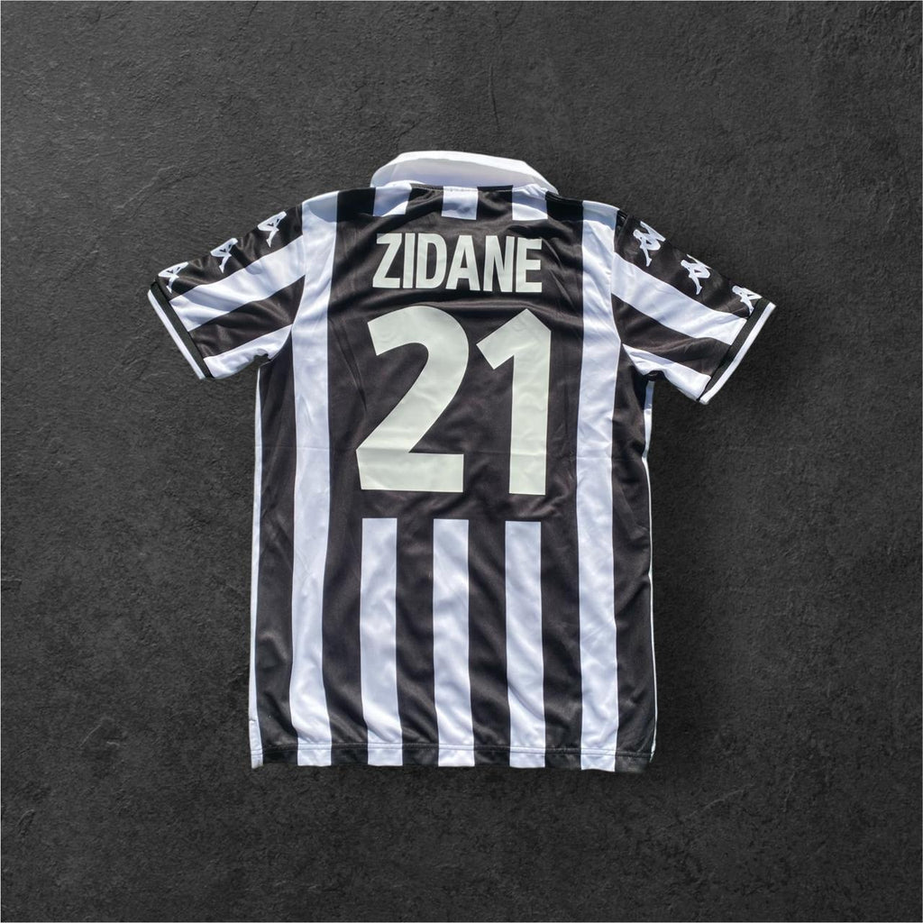 1999-2000 JUV Home Retro Soccer Jersey - Zidane